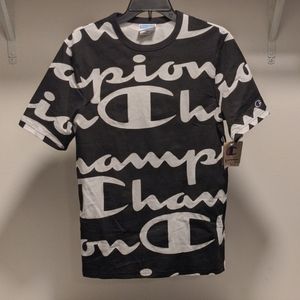 NWT Champion All Over Heritage Tee